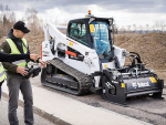 Robotic Bobcat works tight spots