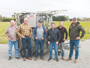 New Zealand Cattle Hoof trimmers Association founding members, from left: Hardy Froneman, Fred Hoekstra, Sietze Feenstra, Nathan Seed, Arno Luten and Johan Buys.