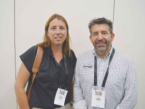 Beef + Lamb NZ chair Kate Acland and chief executive Alan Thomson at the AGM.