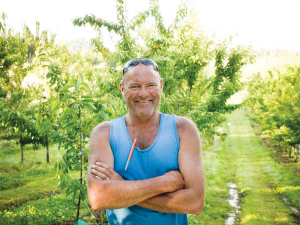 Central Otago orchard manager Pete Bennie uses the MetWatch platform multiple times a day.