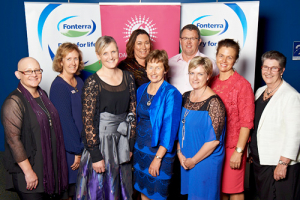 Dairy Women’s Network Board of Trustees, from left: Pamela Storey, Donna Smit, Justine Kidd, Zelda de Villiers, Chris Stevens, Mark Heer, Alison Ferris, Tracy Brown and Alison Gibb.