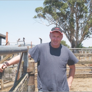 Trevor Mills pleased with robotic milking.