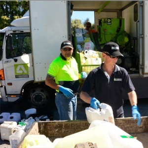 Agrecovery container collection site