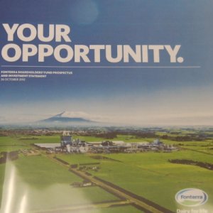 Fonterra sets unit price 