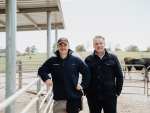 Terravest founder and chief executive Kip Bodle (right) with son Seb.