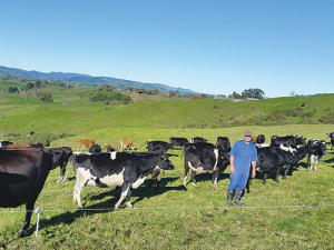 Mike Fichtl on his South Waikato farm.