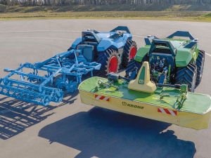 German machinery manufacturers Krone and Lemken recently revealed a new collaborative concept they have been exploring centering around a 230hp diesel-electric autonomous tractor. 