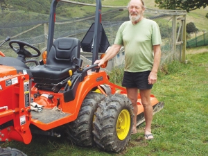 Small likes to keep everything neat and tidy, so two years ago bought a Kubota BX2360 23hp tractor.