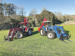 Tractors donated by CNHI for ‘Commence the Re-Fence’.