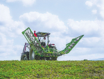 Hustler Equipment’s new Regener8r chain harrow.