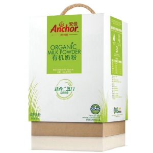 Anchor organic milk powder launched earlier this month in China.
