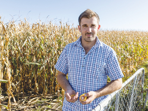 Roscoe Taggart says precision agriculture has allowed him to reduce his use of nitrogen fertiliser by approximately 80 kilograms this season.