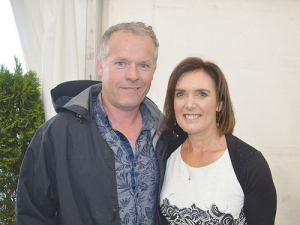 New Fonterra director Leonie Guiney and husband Kieran at the co-op’s AGM.