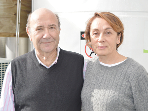 Massimo’s Italian Cheeses owners Massimo and Marina Lubisco.