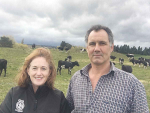 Hawkes Bay dairy farmers Nick and Nicky Dawson.