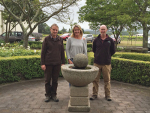 Allan Johnson, Pip Goodwin and Blair Savage at Palliser Estate.