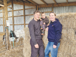 Stratford couple Blair and Nicola Childs, pictured with son Oakley, bought their first farm in 2019.