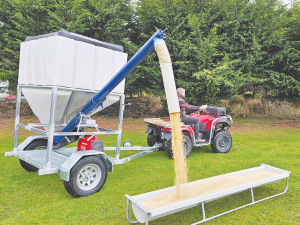 The recently launched Auger or Gravity feedout trailers are designed to make handling easy.