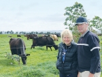 George Bartlett and wife, Ellen on the farm.