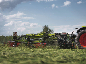 A new option from Claas, designed for the company’s LINER 3100-2600 twin-rotor rakes.