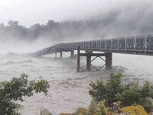 An adverse event has been declared across the North Island in the aftermath of ex-tropical Cyclone Dovi.