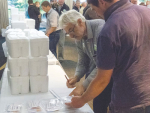 Mid-Canterbury farmers collect their milk sampling pack.