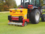 The Vredo DZ5 platform is designed for over-seeding grass or flower mixtures.