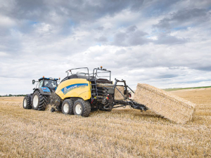 The BigBaler Plus in action.