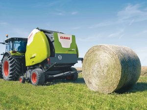 Claas’ Variant 400 series round baler.