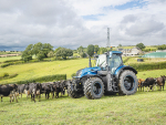 Tractor powered by methane