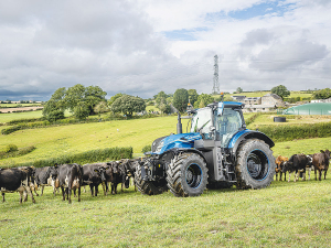 Tractor powered by methane