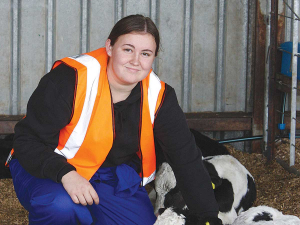 Ashlee Ennis is thrilled to get a job on a dairy farm.