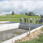 The weeping wall effluent system on the farm
