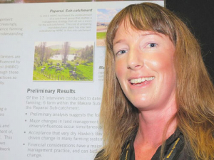 Hawke’s Bay Regional Council land management team member Charlotte Drury.