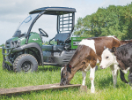 Kawasaki reports that its Mule SX-XC Bigfoot is finding favour with many dairy operations around the country for its no-nonsense specifications, ease of use and low running costs.