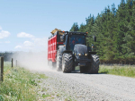Valtra tractors are manufactured in Finland and are popular in North Canterbury.