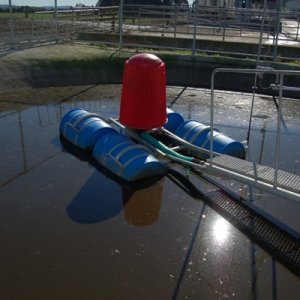 First through effluent pond course  