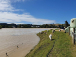 Flooding in Gore mid-last week. Photo: Gore District Council.