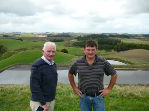 Neil Managh (left) with his son Andrew.