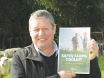 WorkSafe NZ’s Nick Barclay with the Safer Farms.
