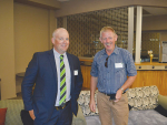 Current Fed dairy chair Chris Lewis and former chair Willy Leferink.