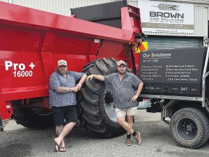 Conor and Fin Brown, Brown Agri Solutions.