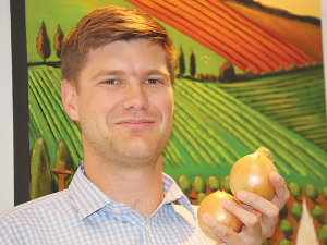 Onions NZ chief executive James Kuperus says 40% of NZ onions exports are destined for Europe, returning $65m a year.