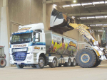 A new J Swap auger truck is loaded with a blend for delivery to a Mid-Canterbury farm.