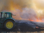 Farmers say burning off is an environmental benign way of dealing with crop residues prior to sowing the next crop.