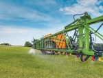 The AmaSelect system – seen here on a UX trailed sprayer – can save up to 5% of input costs by reducing overlap.