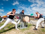 There'll be 300 more seats for spectators wanting to see some of the high-intensity wood-chopping action.