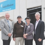 From left Graeme Smith, Ray and Bev Seales, and Mark Wynne