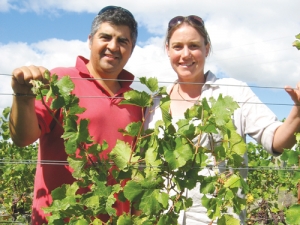 Emma Lowe and Marcelo Nunez of Monowai Estate.