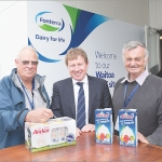 Fonterra chairman John Wilson (centre) with Lloyd Downing (left) and John Walsh.